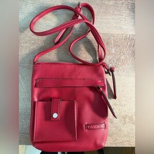 Tahari Red Crossbody Purse